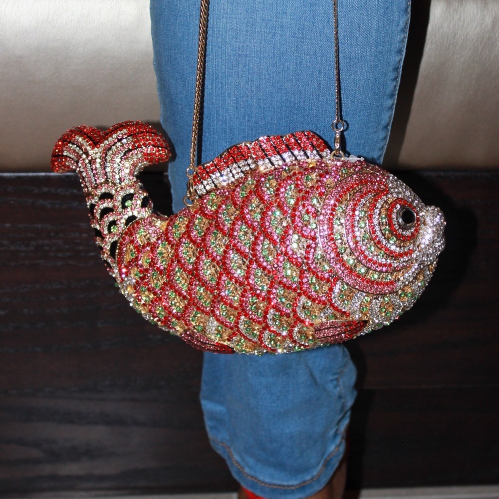 Crystal stone evening clutch/Bag